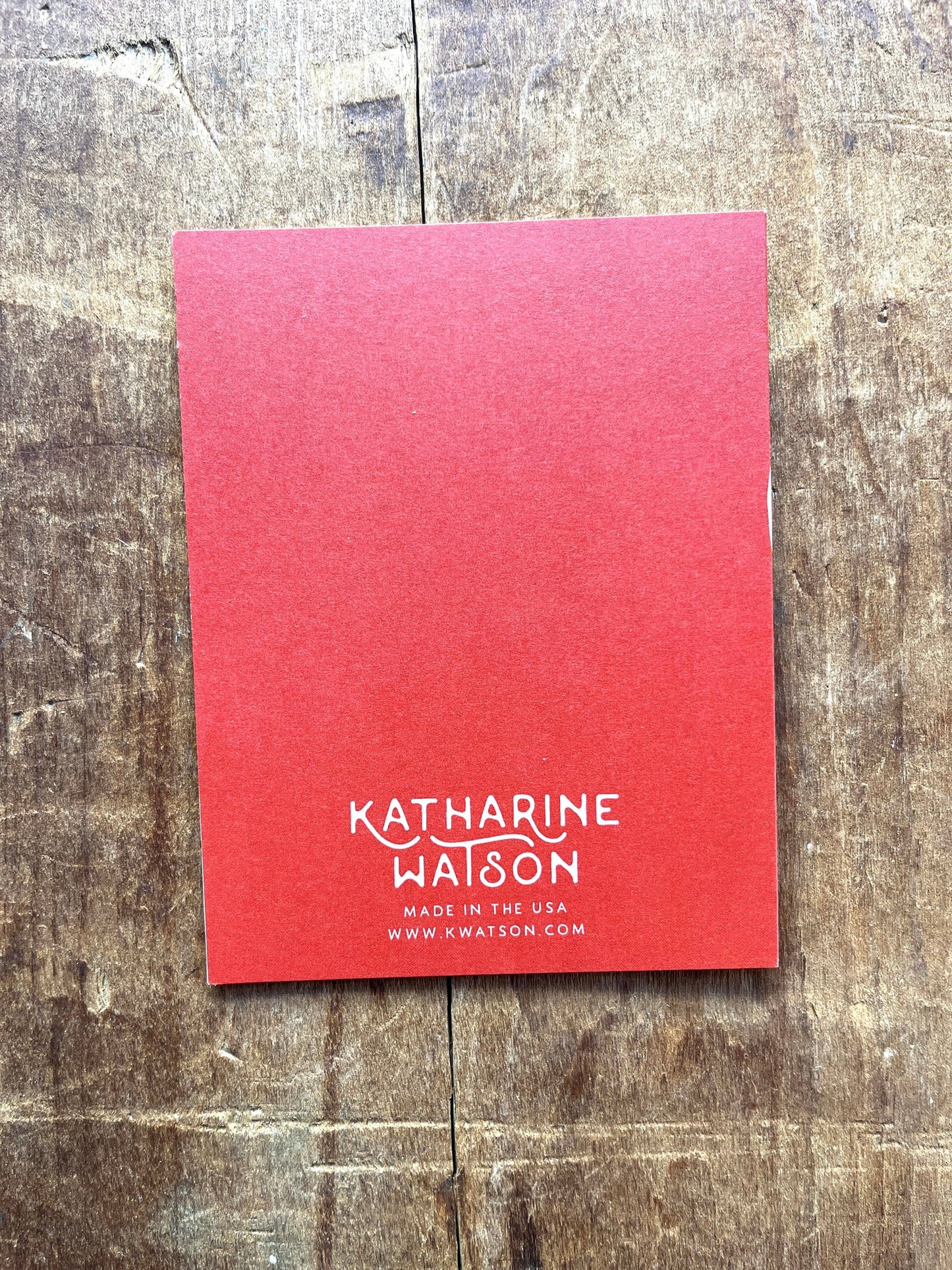 "I Love You," Greeting Card