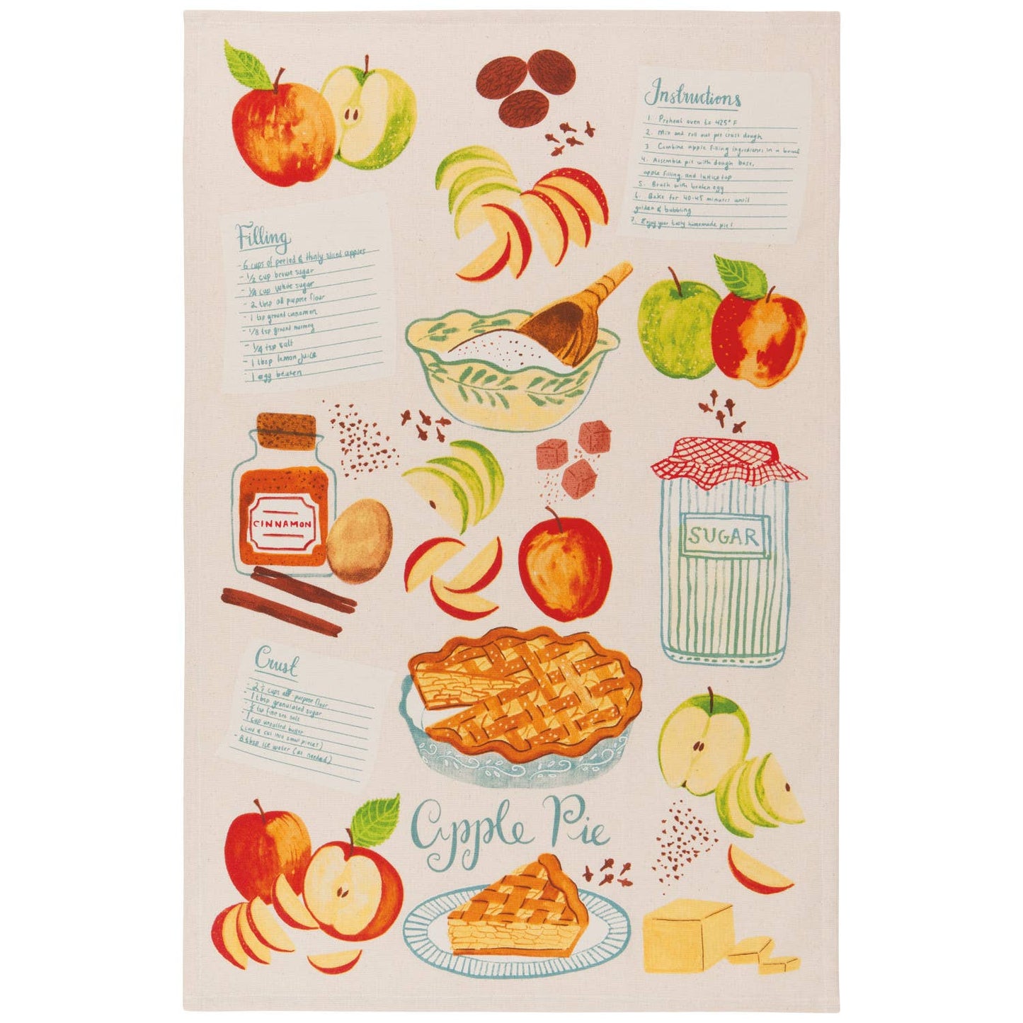Sweet as Pie Dishtowels, Set of 2