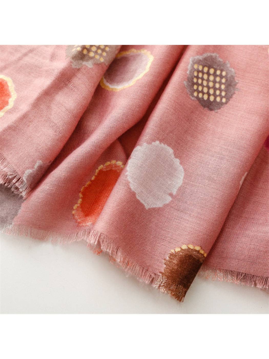 Scarvii - Soft Brush Spot Lightweight Scarf