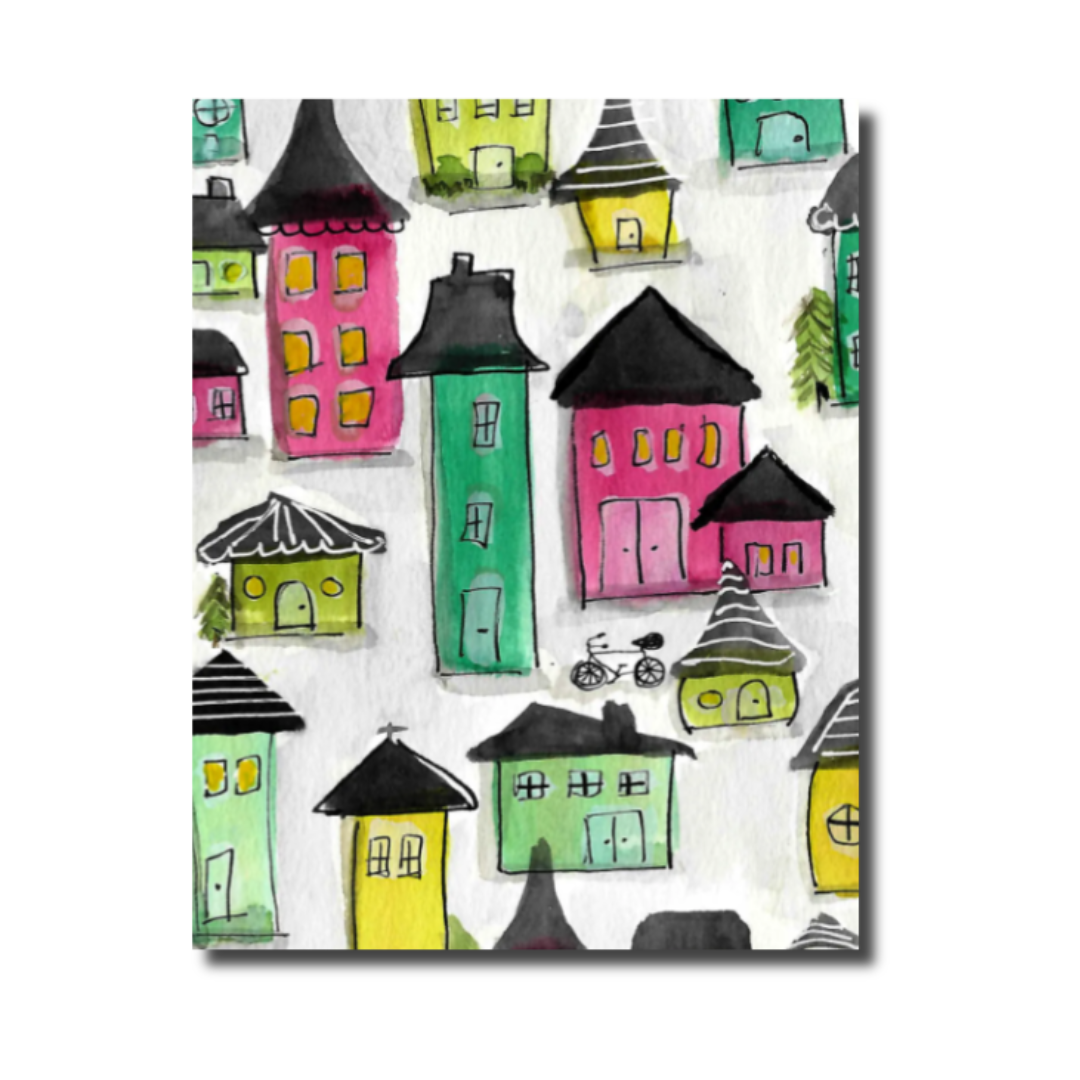 The Village Note Card