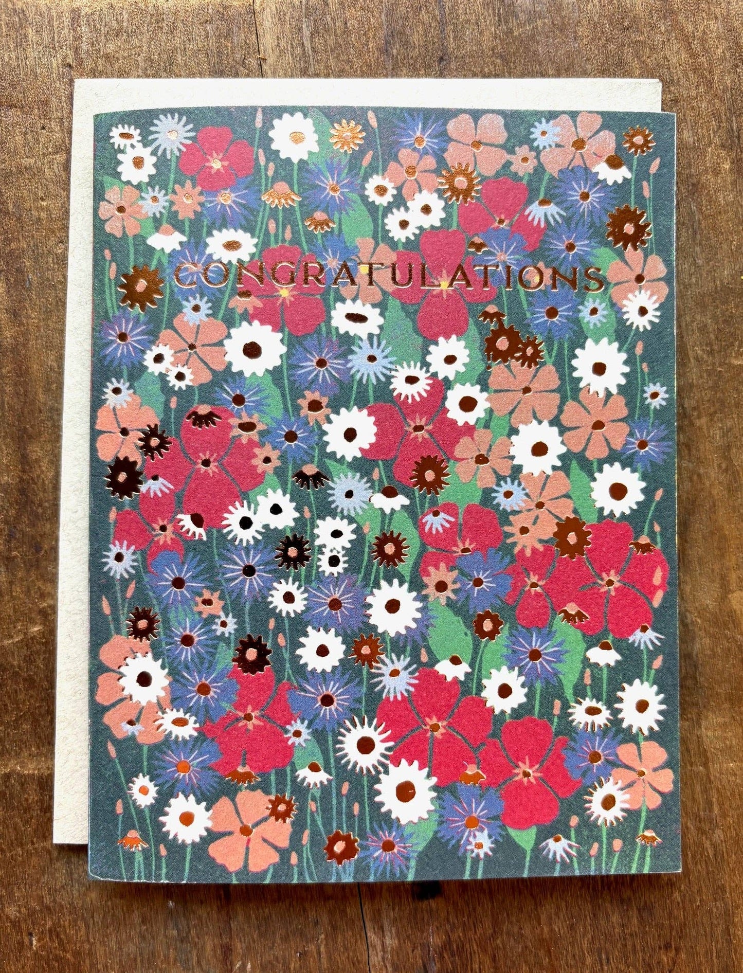 "Congratulations," Greeting Card