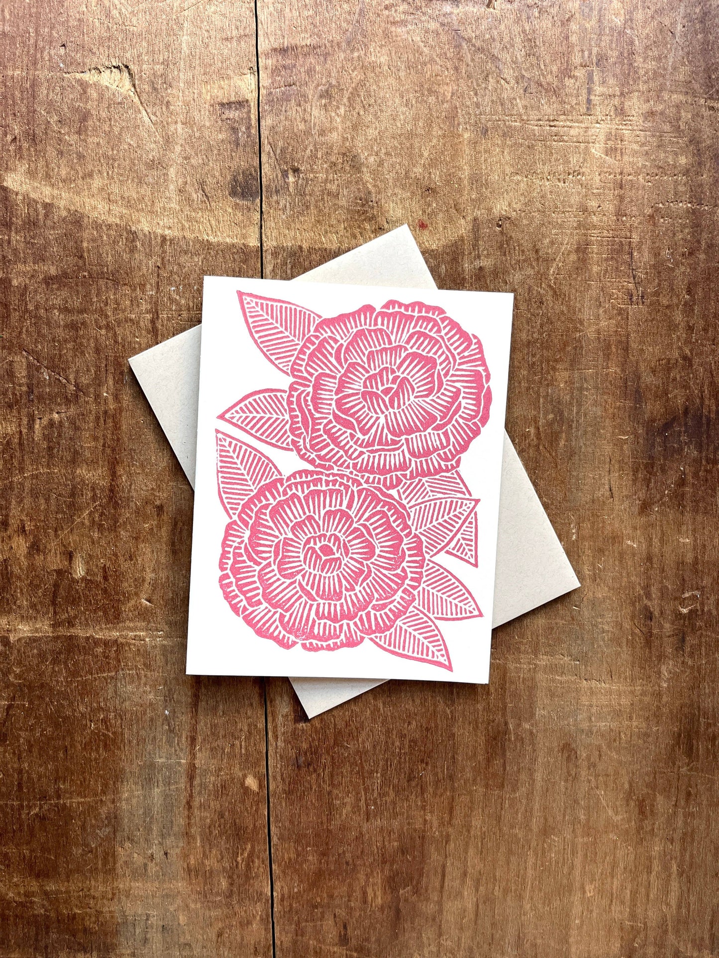 Peony Greeting Card