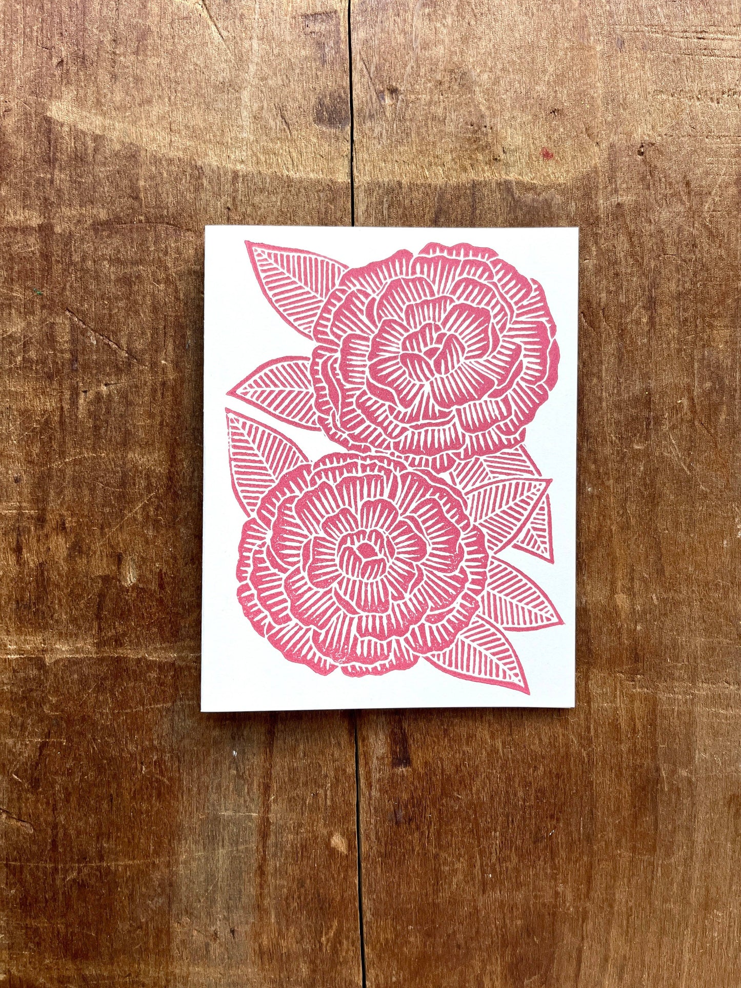 Peony Greeting Card