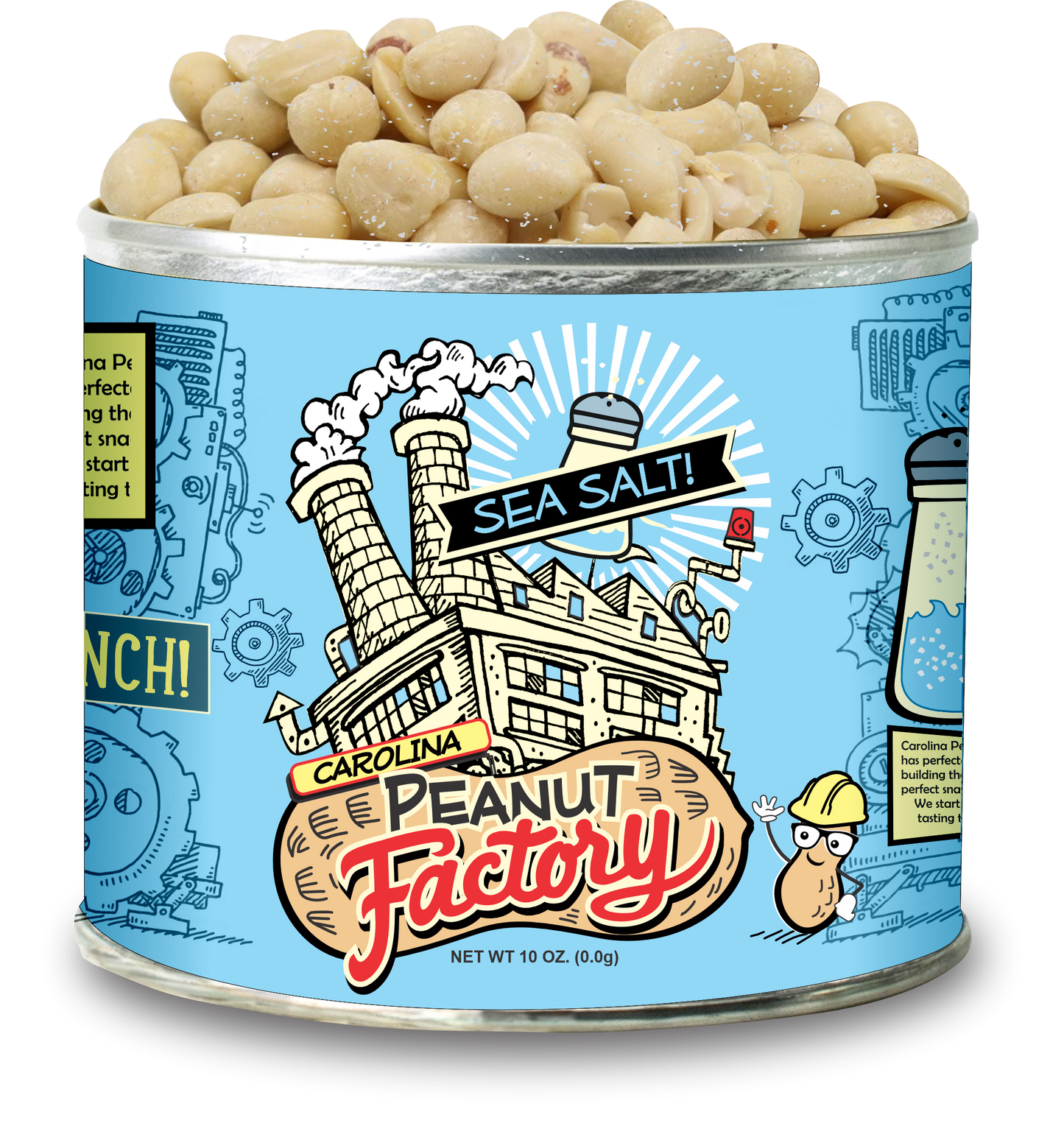 Sea Salt Flavored Peanuts, 10 oz, from the Carolina Peanut Factory