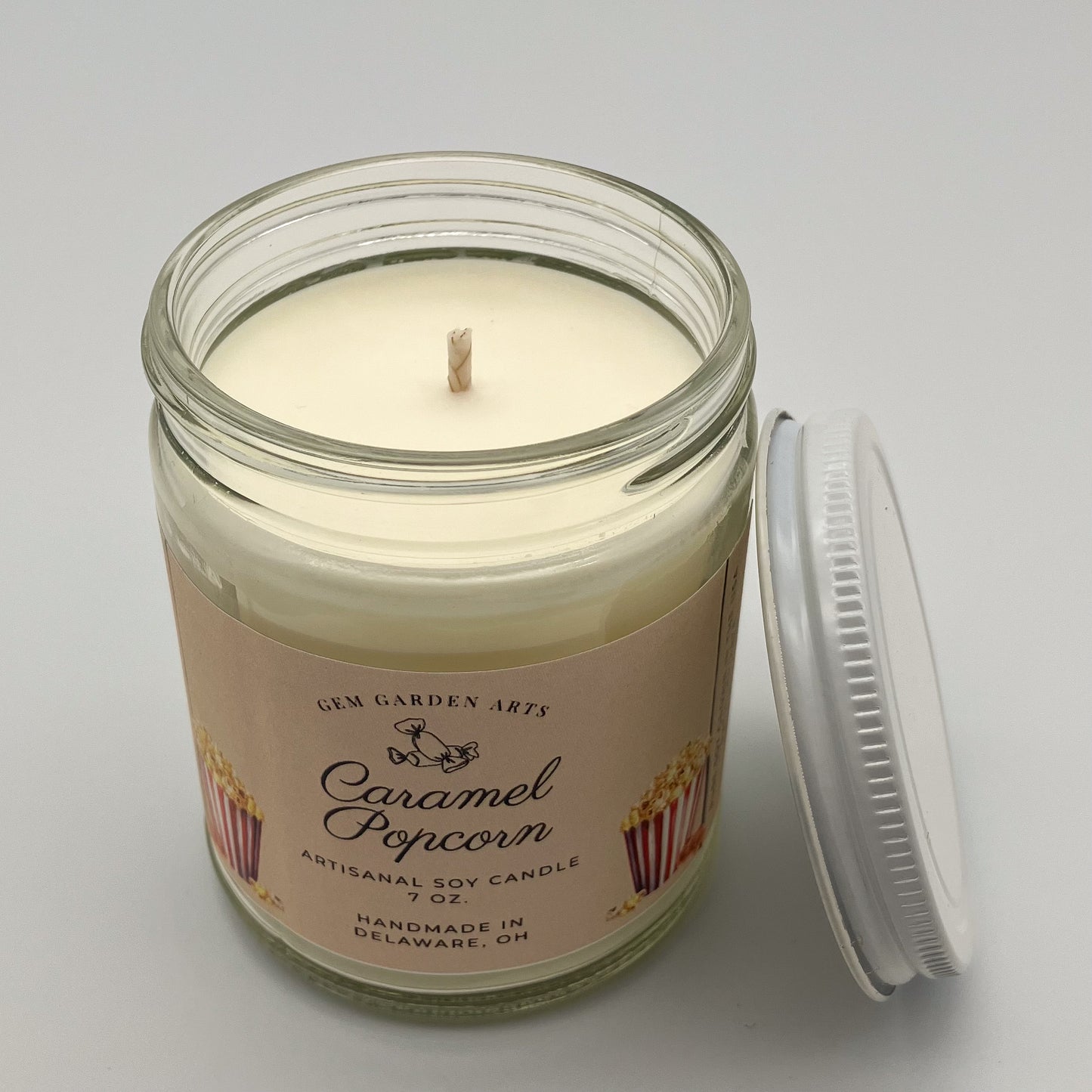 Caramel Popcorn Handmade Soy Candles and Wax Melts