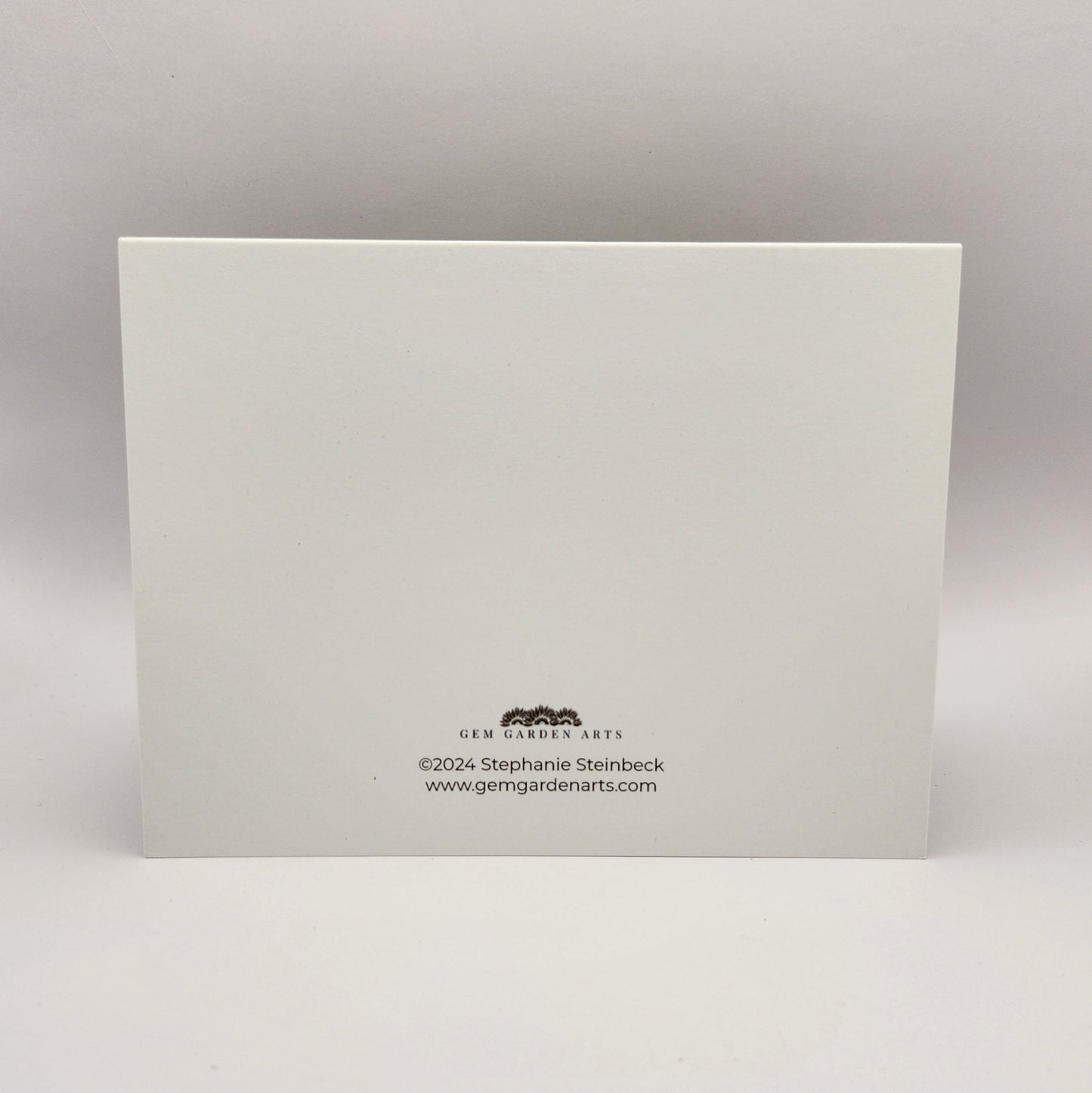 Moth Note Card (Green)