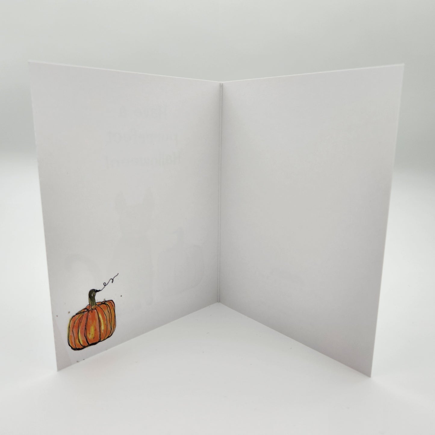 Purrrfect Halloween Card with Friendly Black Cat