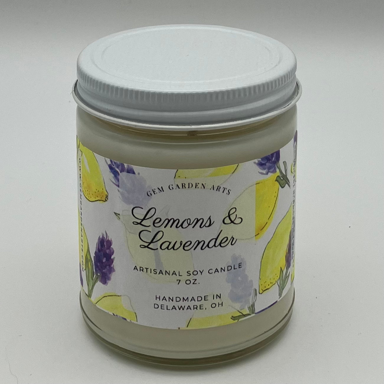 Lemons and Lavender Handmade Soy Candles and Wax Melts