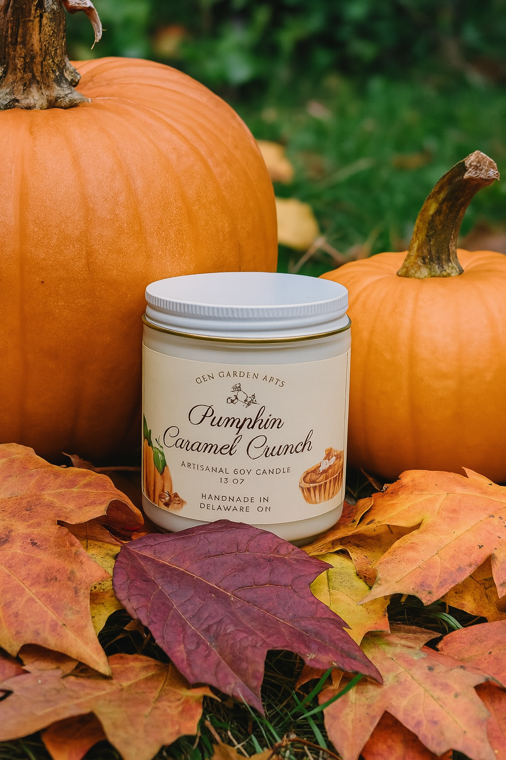Pumpkin Caramel Crunch Handmade Soy Candles and Wax Melts