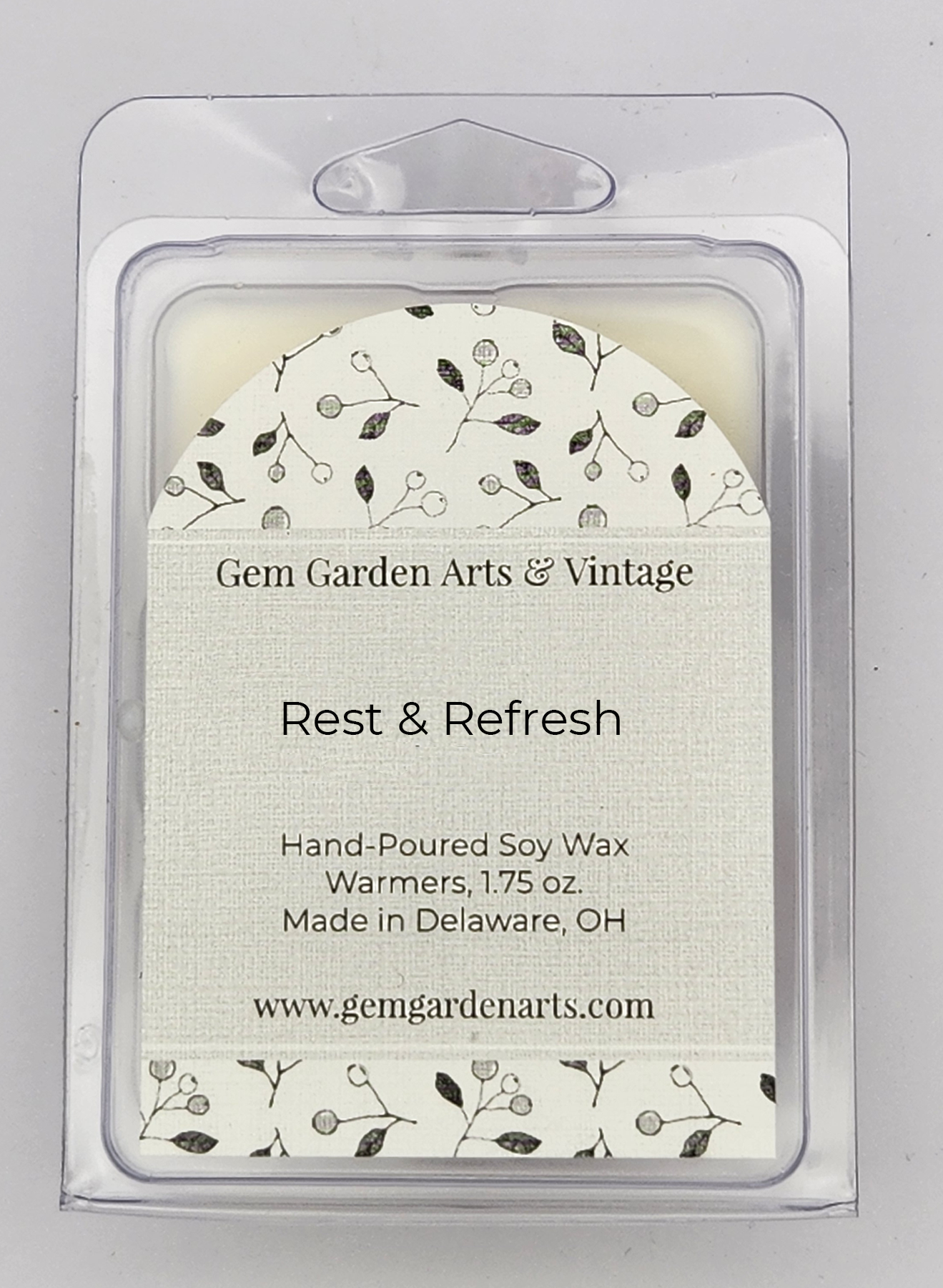 Rest & Refresh Hand-Poured Soy Wax Candle