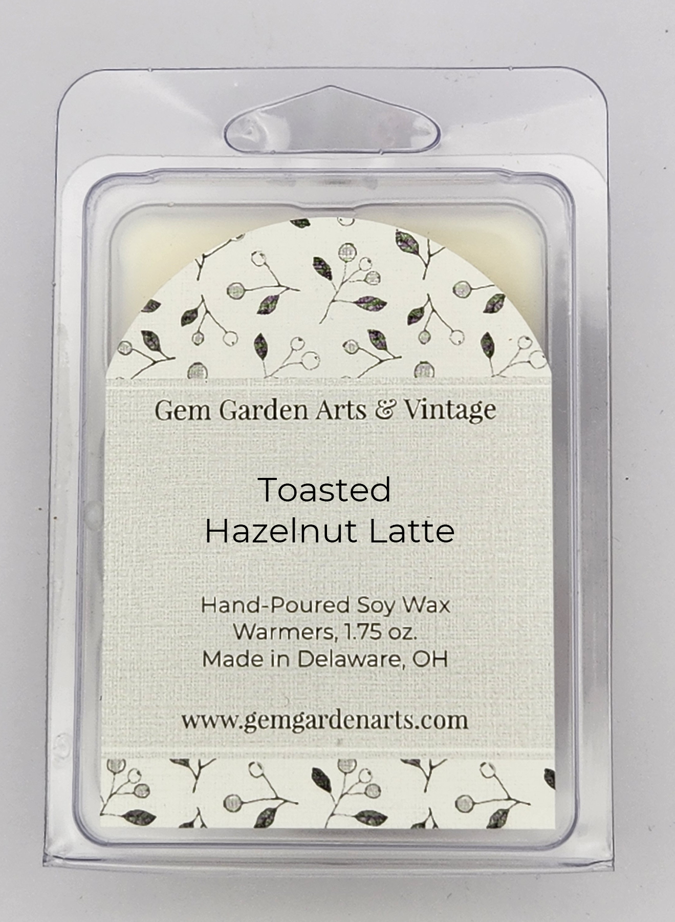 Toasted Hazelnut Latte Hand-Poured Wax Melts, 1.75 oz