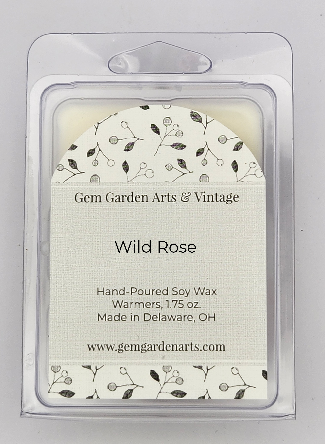 Wild Rose Hand-Poured Soy Wax Candle