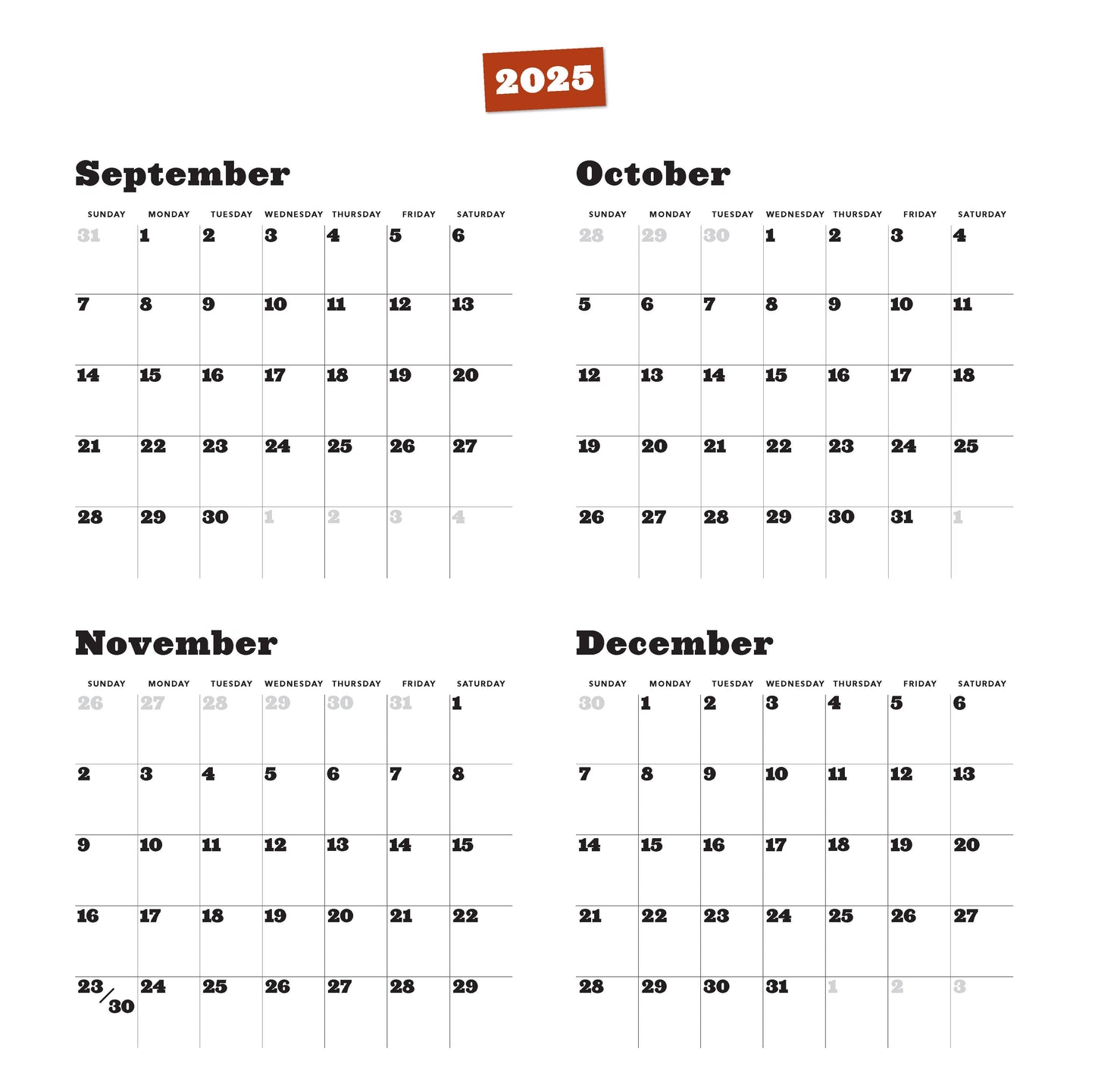 Grumpy Cat 2026 Wall Calendar