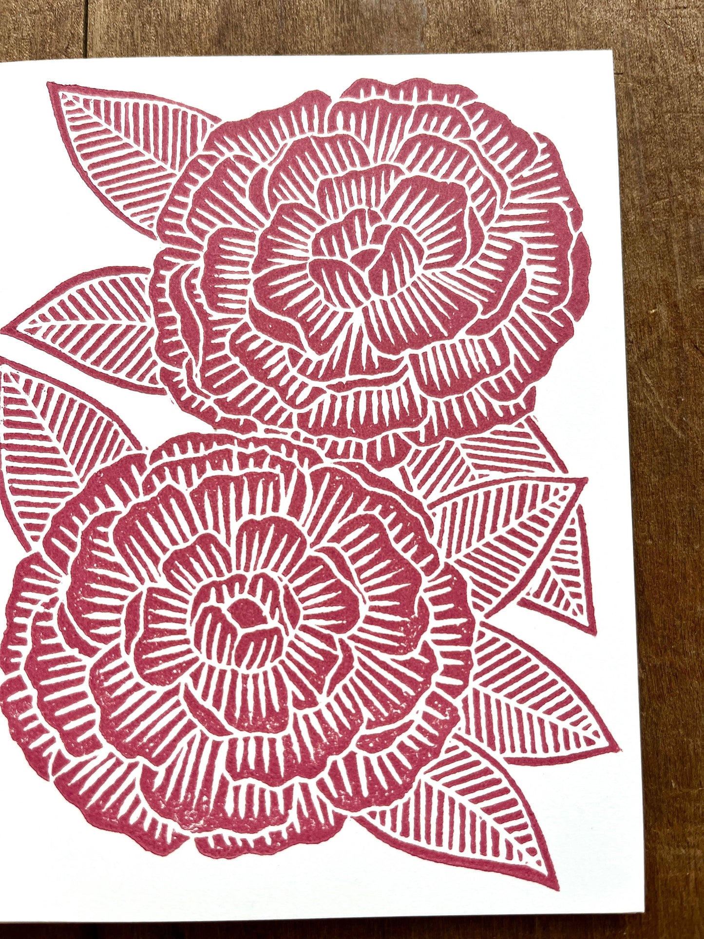 Peony Greeting Card