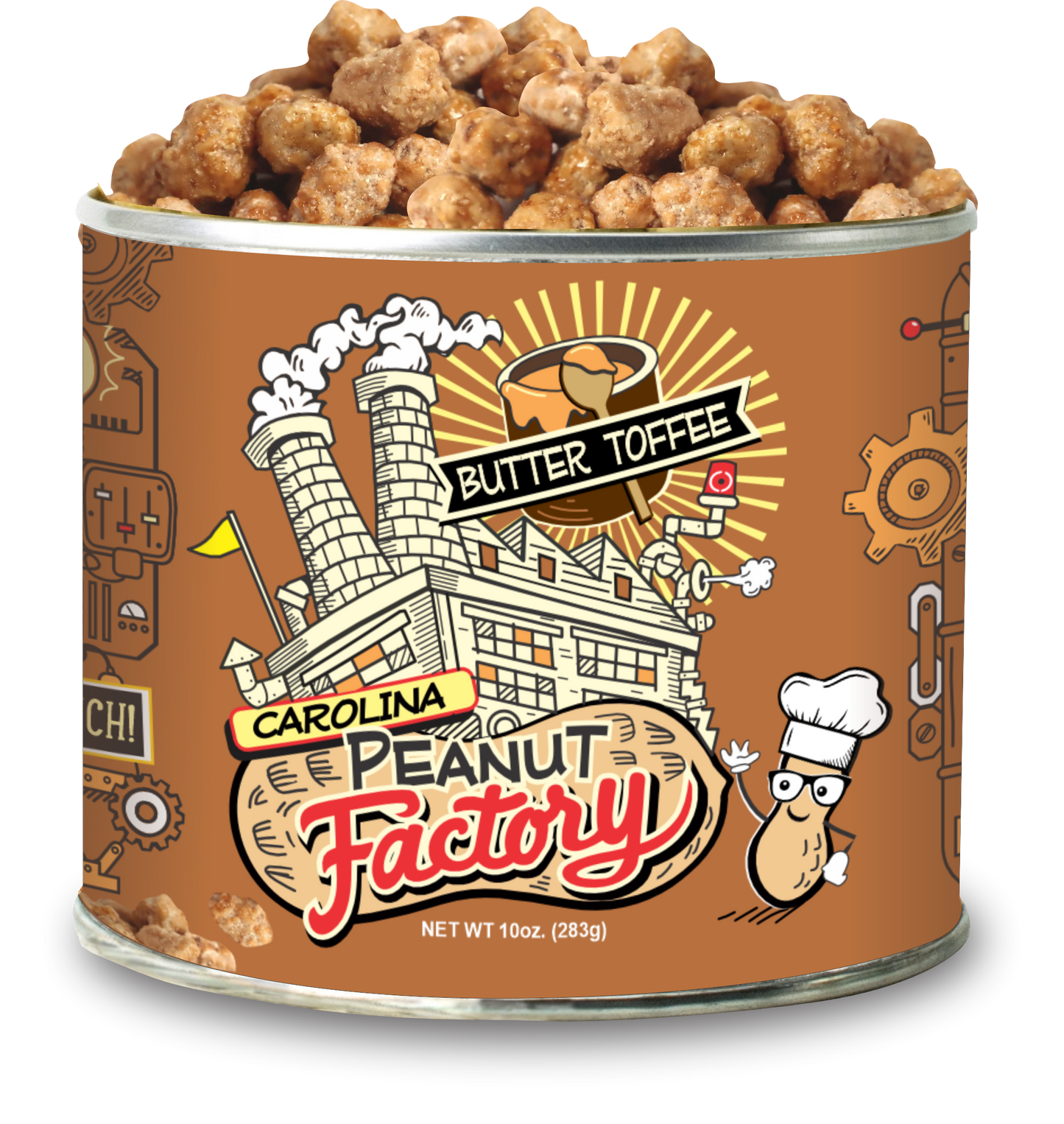 Butter Toffee Flavored Peanuts, 10 oz, from the Carolina Peanut Factory