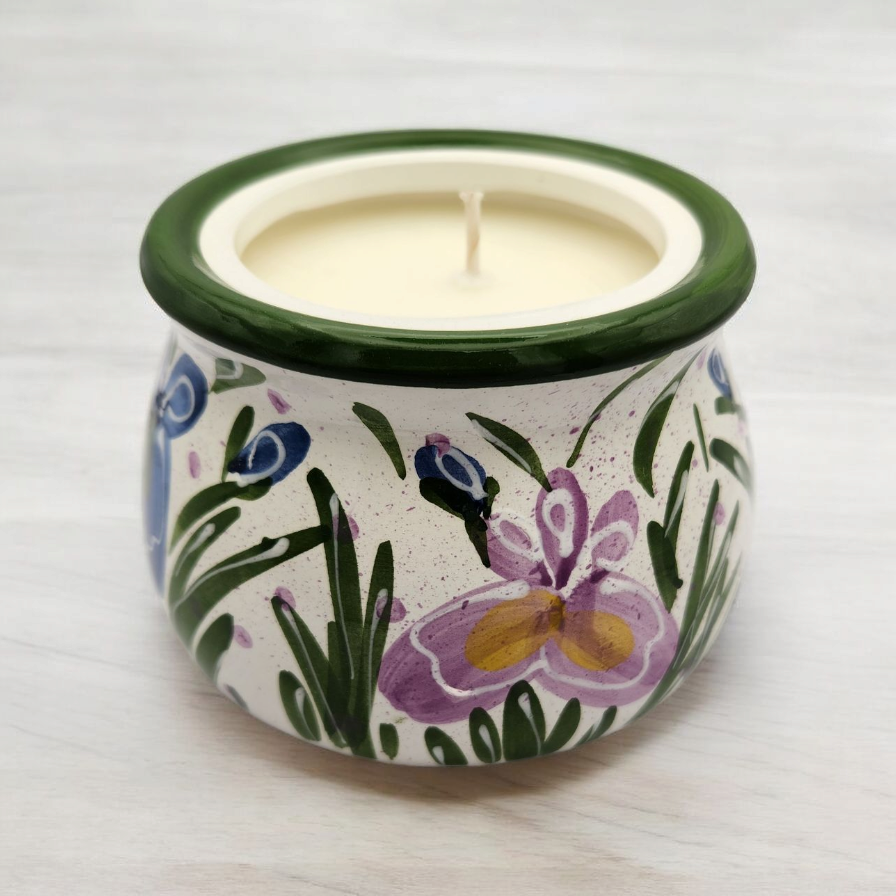 Rest & Refresh Soy Candle in 16-oz Iris Apothecary Jar