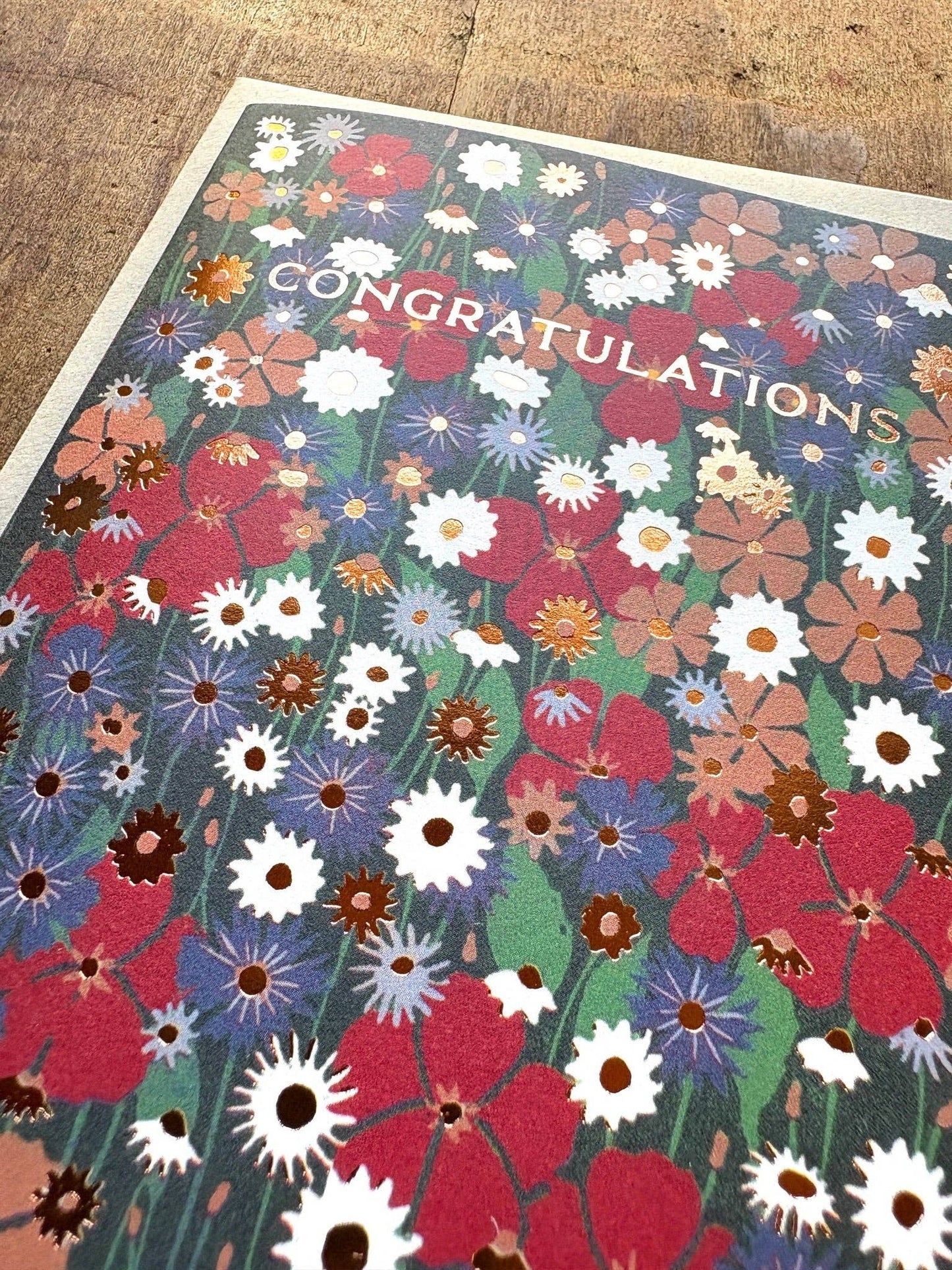 "Congratulations," Greeting Card