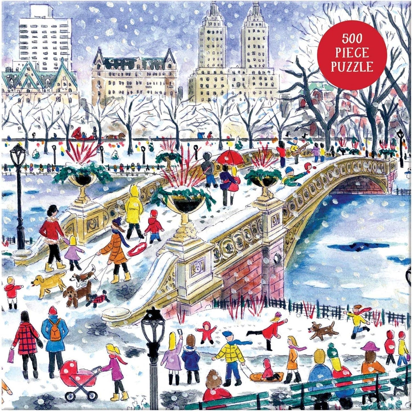 Michael Storrings Bow Bridge In Central Park 500pc