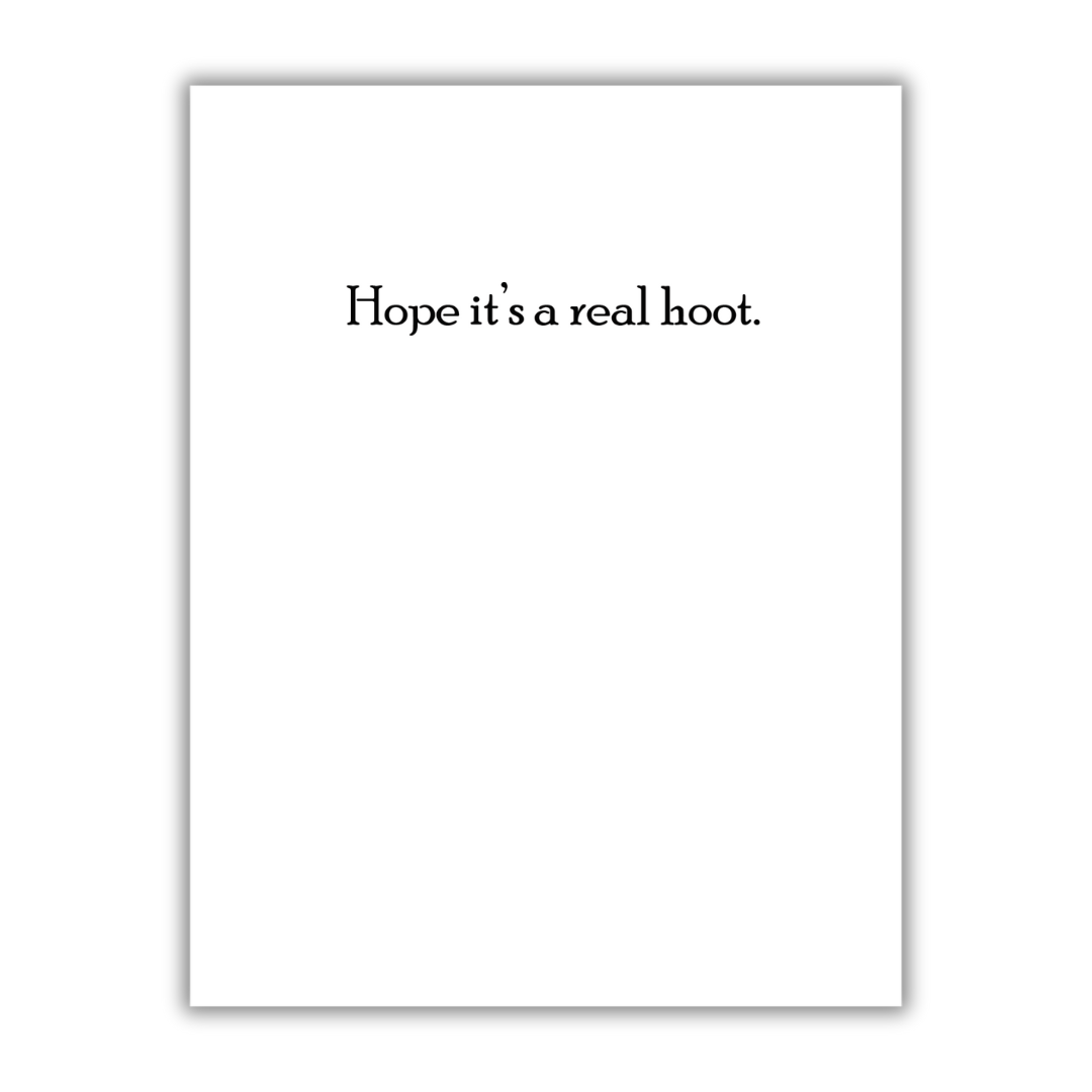 Hope Your Birthday is a Hoot Birthday Card