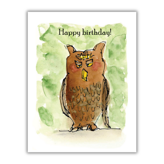 Hope Your Birthday is a Hoot Birthday Card