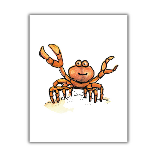 Sorry I Was Crabby Note Card