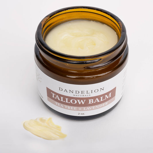 Tallow Balm with Organic Jojoba, Tea Tree & Lavender Oils