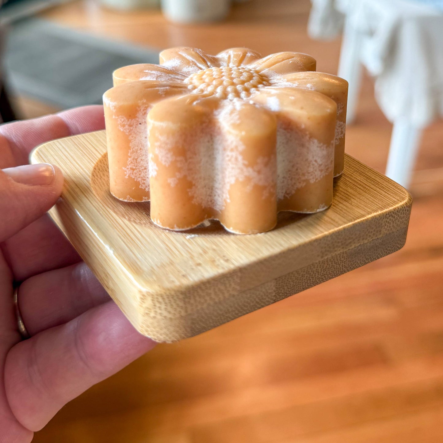 Honey Turmeric Tallow Face Bar Soap with Frankincense