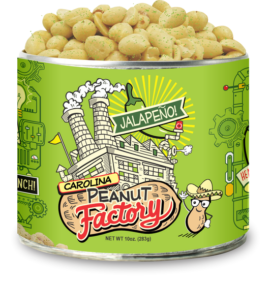 Jalapeno Peanuts from the Carolina Peanut Factory, 10 oz