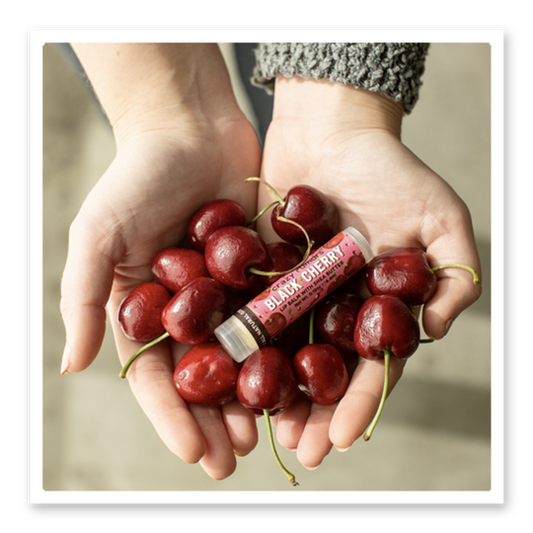 All Natural, Vegan Black Cherry Lip Balm