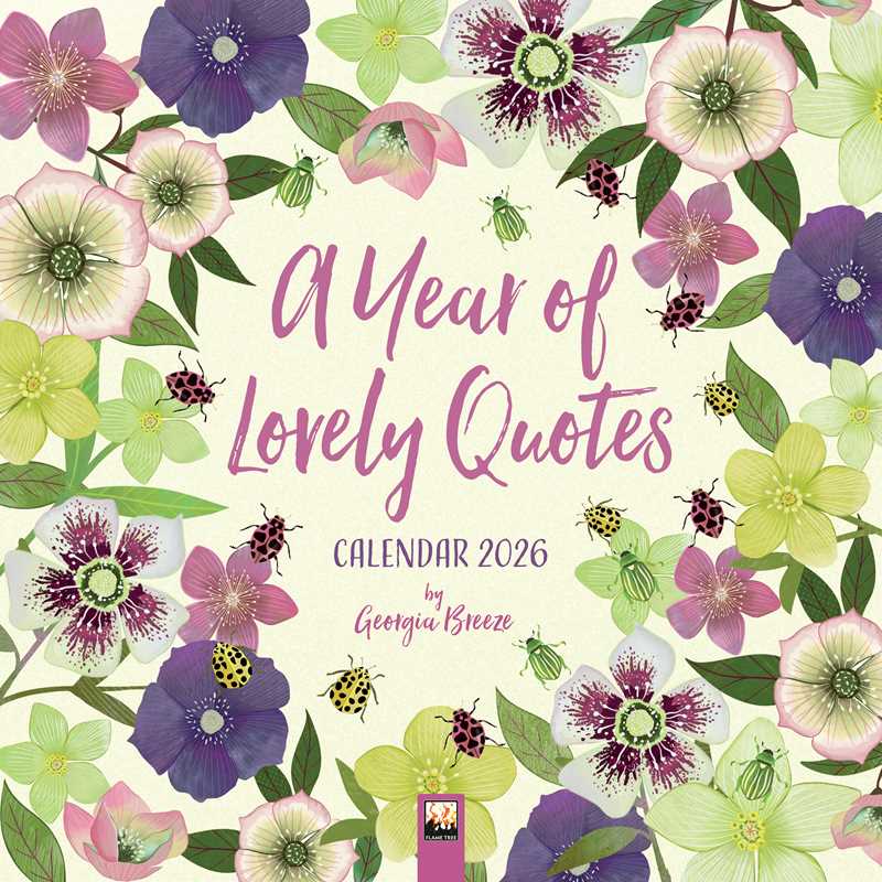 Year of Lovely Quotes Wall Calendar 2026 (Art Calendar) by