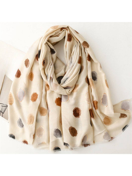 Scarvii - Soft Brush Spot Lightweight Scarf