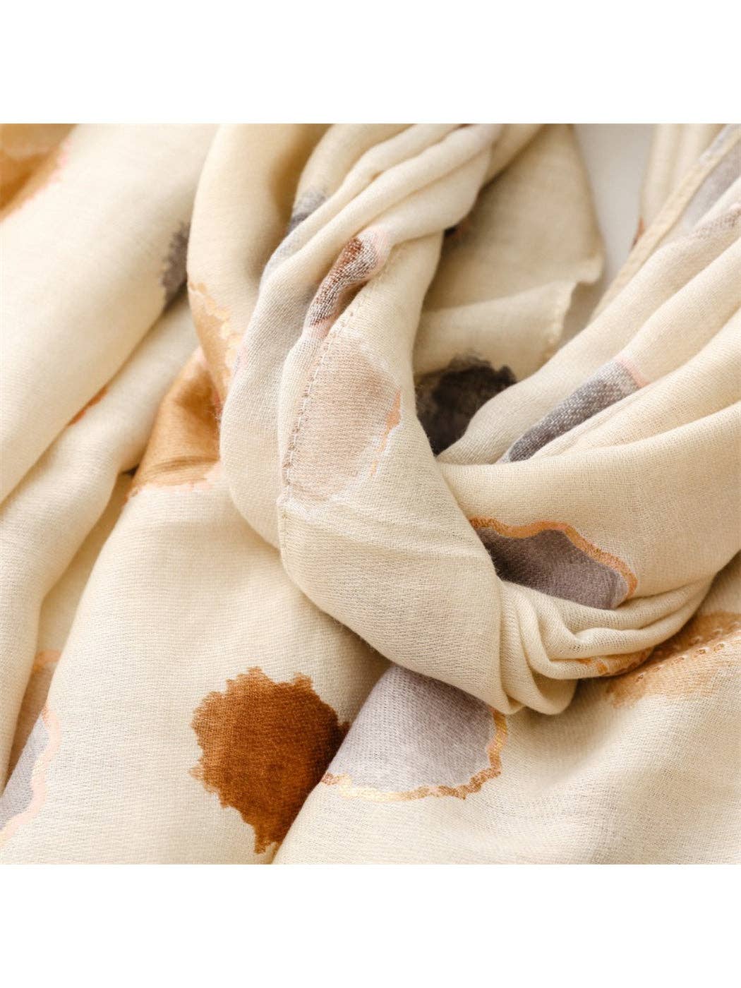 Scarvii - Soft Brush Spot Lightweight Scarf