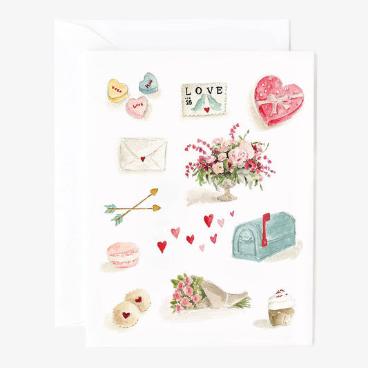 Valentine Notecards by Emily Lex Studio