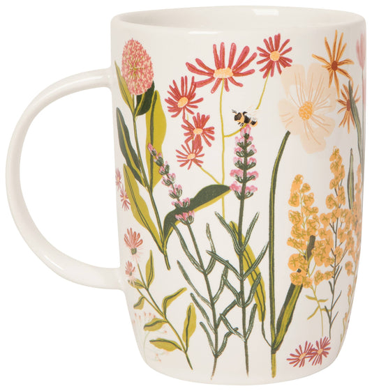 Bees & Blooms Mug, Tall