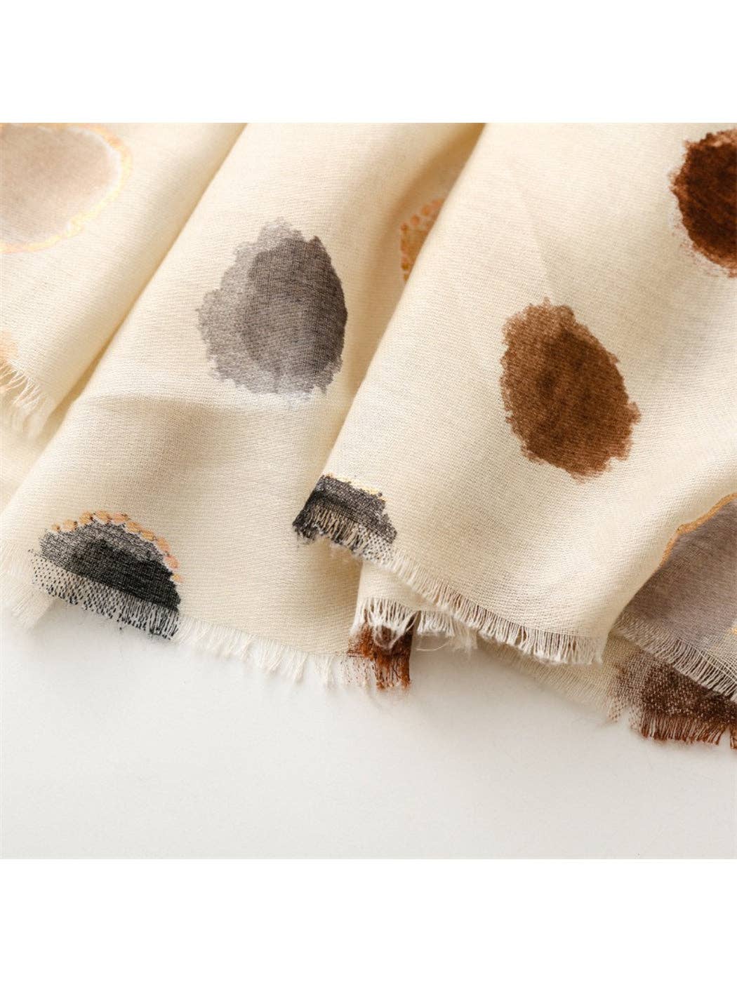 Scarvii - Soft Brush Spot Lightweight Scarf