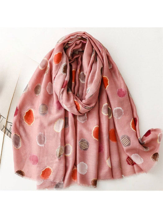 Scarvii - Soft Brush Spot Lightweight Scarf