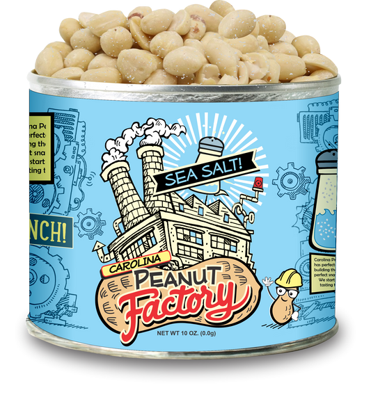Sea Salt Flavored Peanuts, 10 oz, from the Carolina Peanut Factory