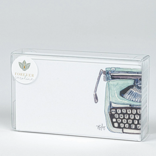 Vintage Typewriter Tiny Cards | Pack of 60 "Love Notes"
