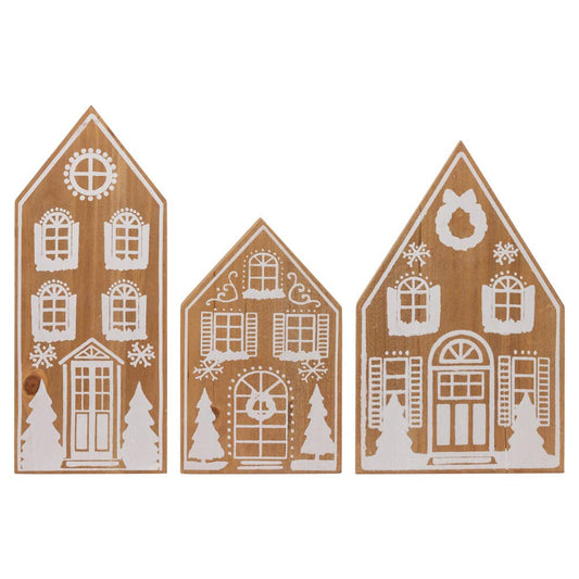 Gingerbread Houses, Set of 3