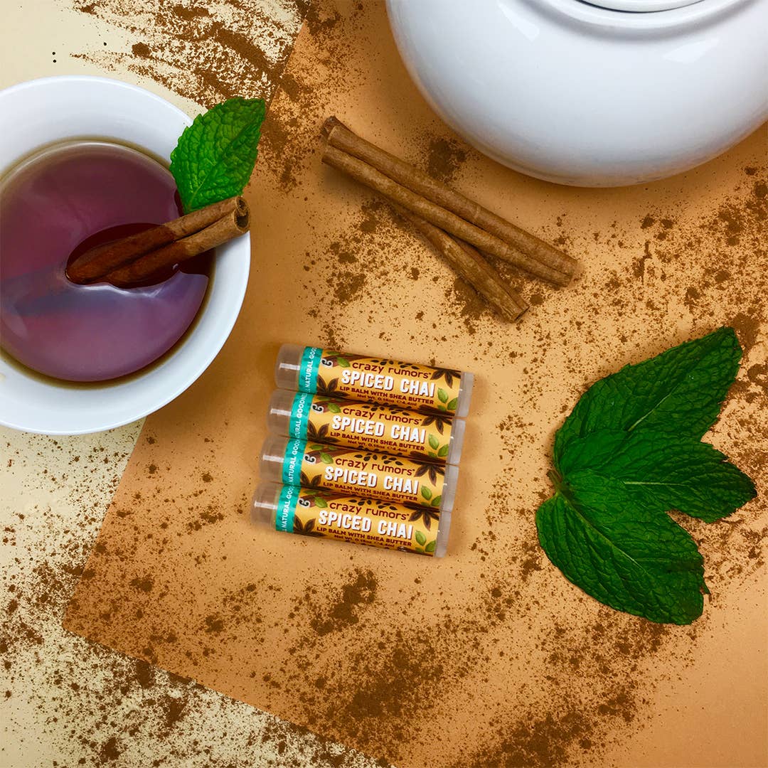 All Natural, Vegan Spiced Chai Lip Balm