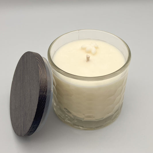 Limited Edition! Honeycomb Jar Handmade Candle, Almonds & Honey, 11 oz