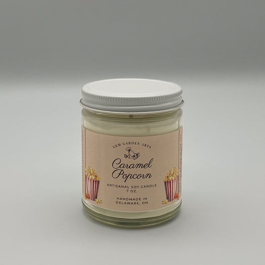 Caramel Popcorn Handmade Soy Candles and Wax Melts