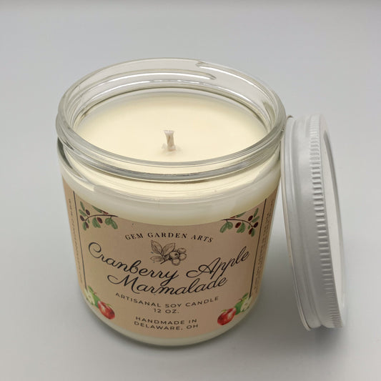 Cranberry Apple Marmalade Handmade Soy Candles and Wax Melts