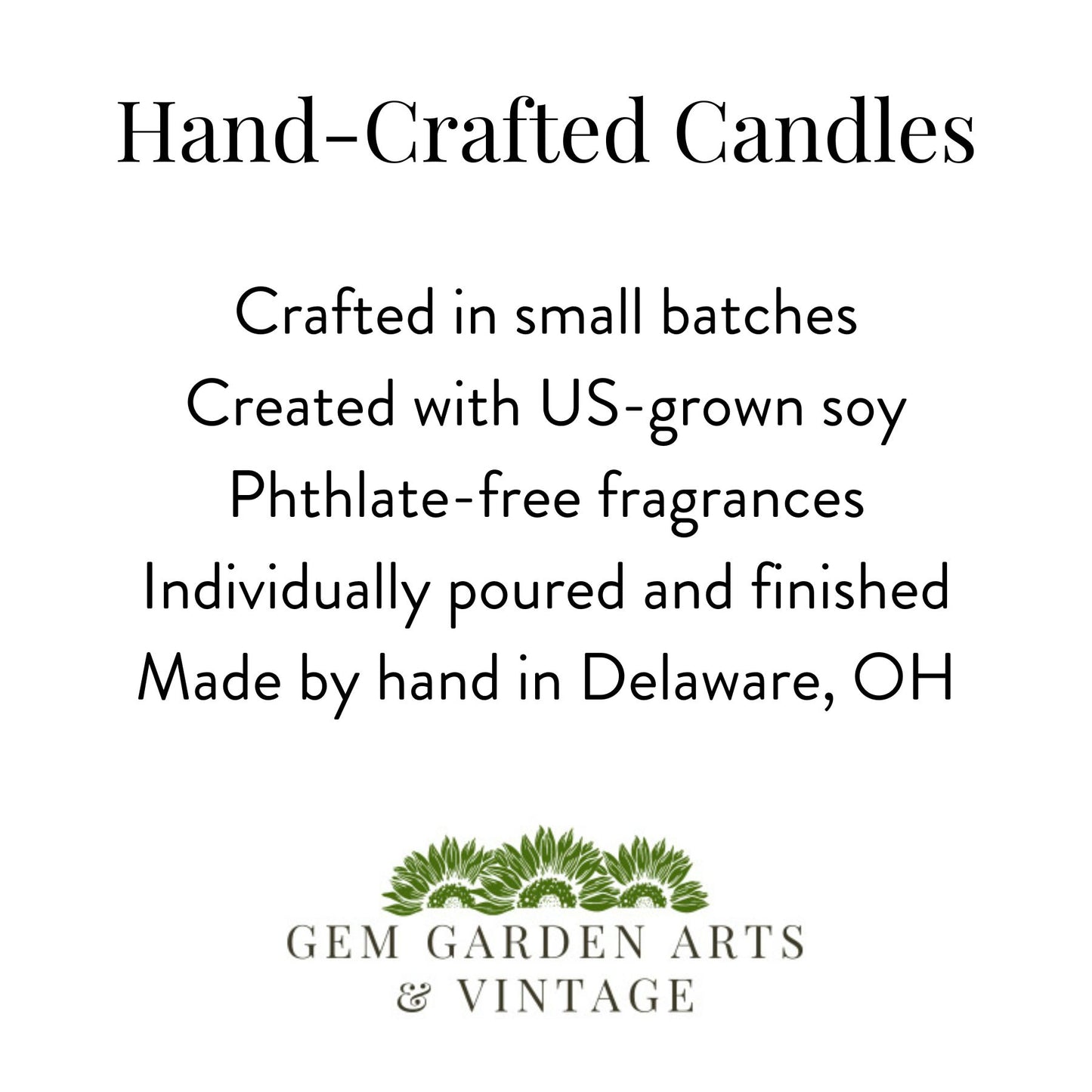 Orange Blossom Hand-Poured Soy Wax Candle, 6 oz