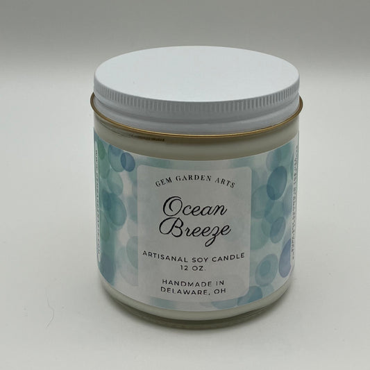 Ocean Breeze Handmade Soy Candles and Wax Melts