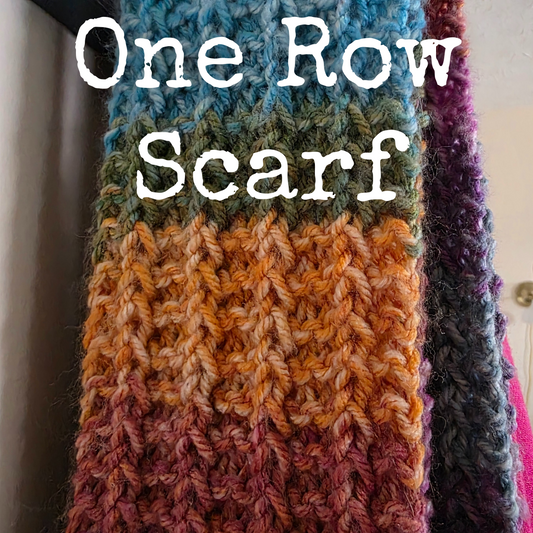 One Row Scarf - Nov. 5 & 12, 6-8 pm