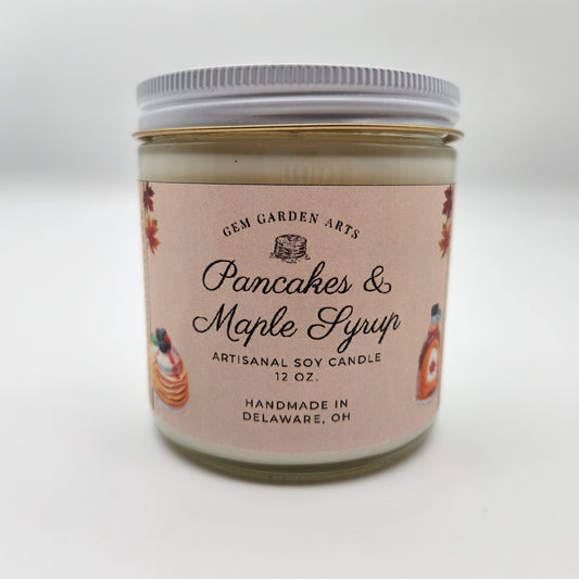 Pancakes and Maple Syrup Handmade Soy Candles and Wax Melts
