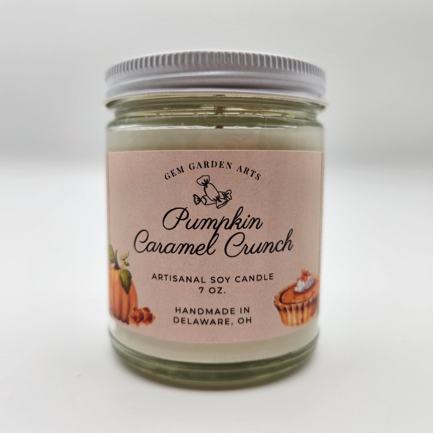 Pumpkin Caramel Crunch Handmade Soy Candles and Wax Melts