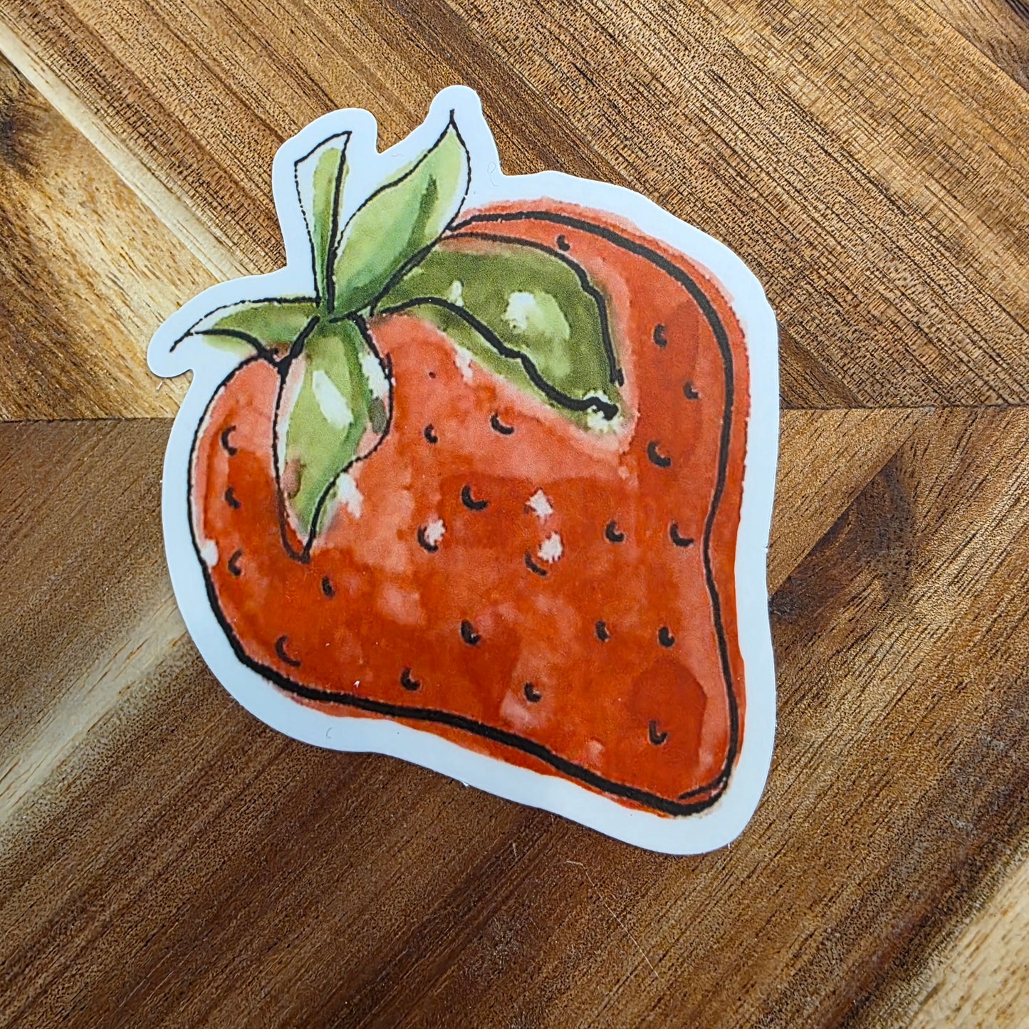 Charming Strawberry Sticker