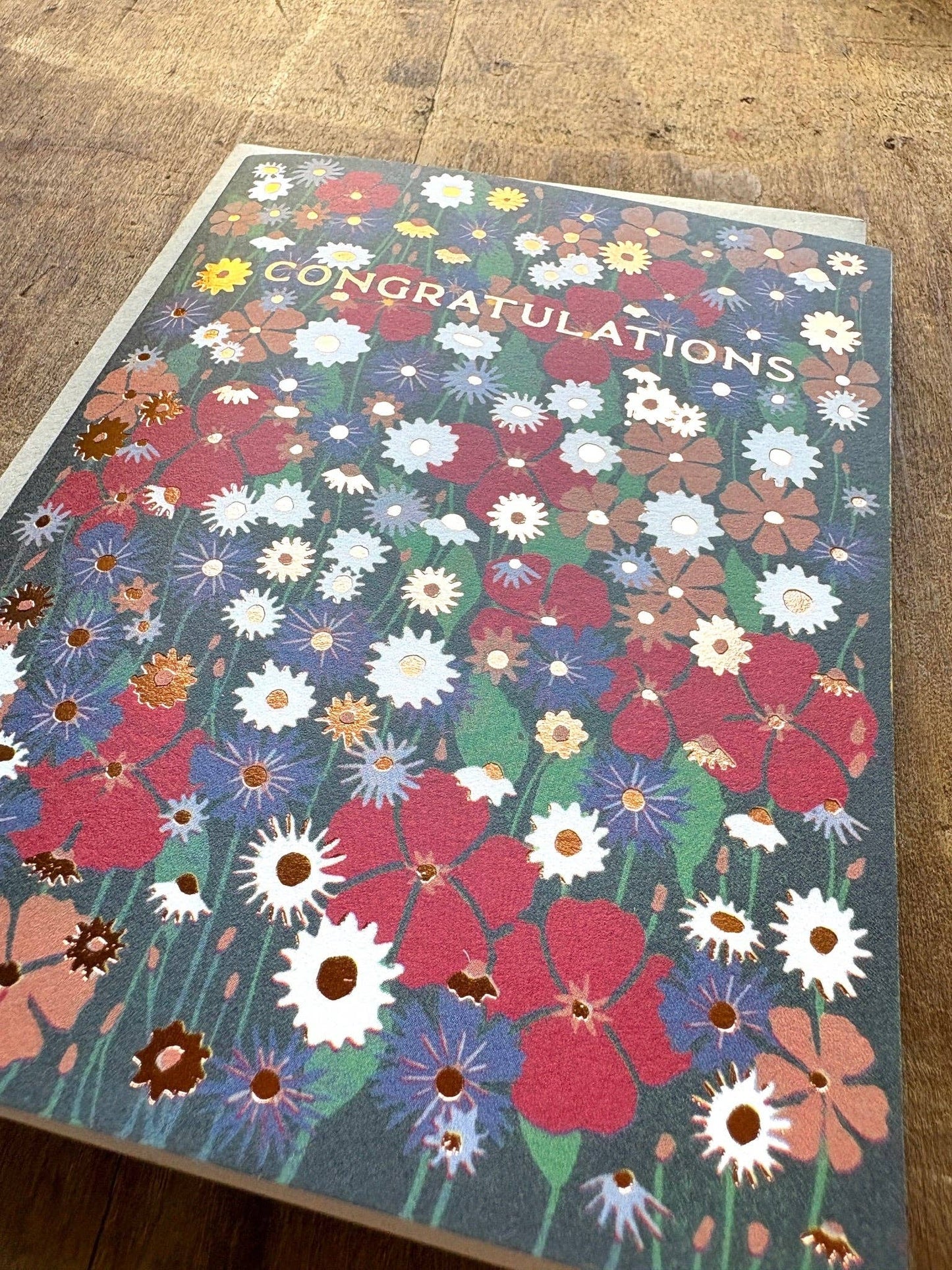 "Congratulations," Greeting Card